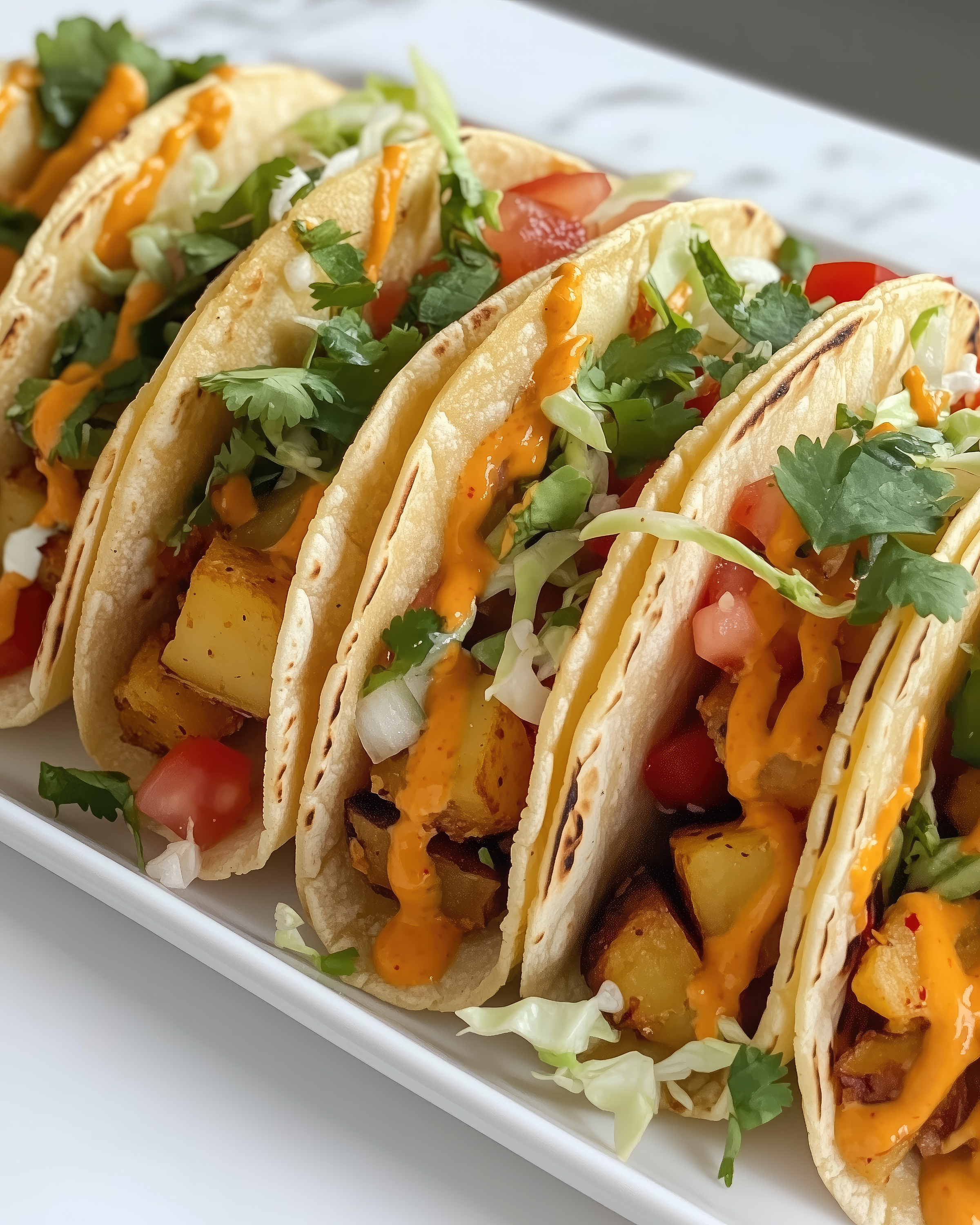 Sweet and Savory Roasted Veggie Tacos