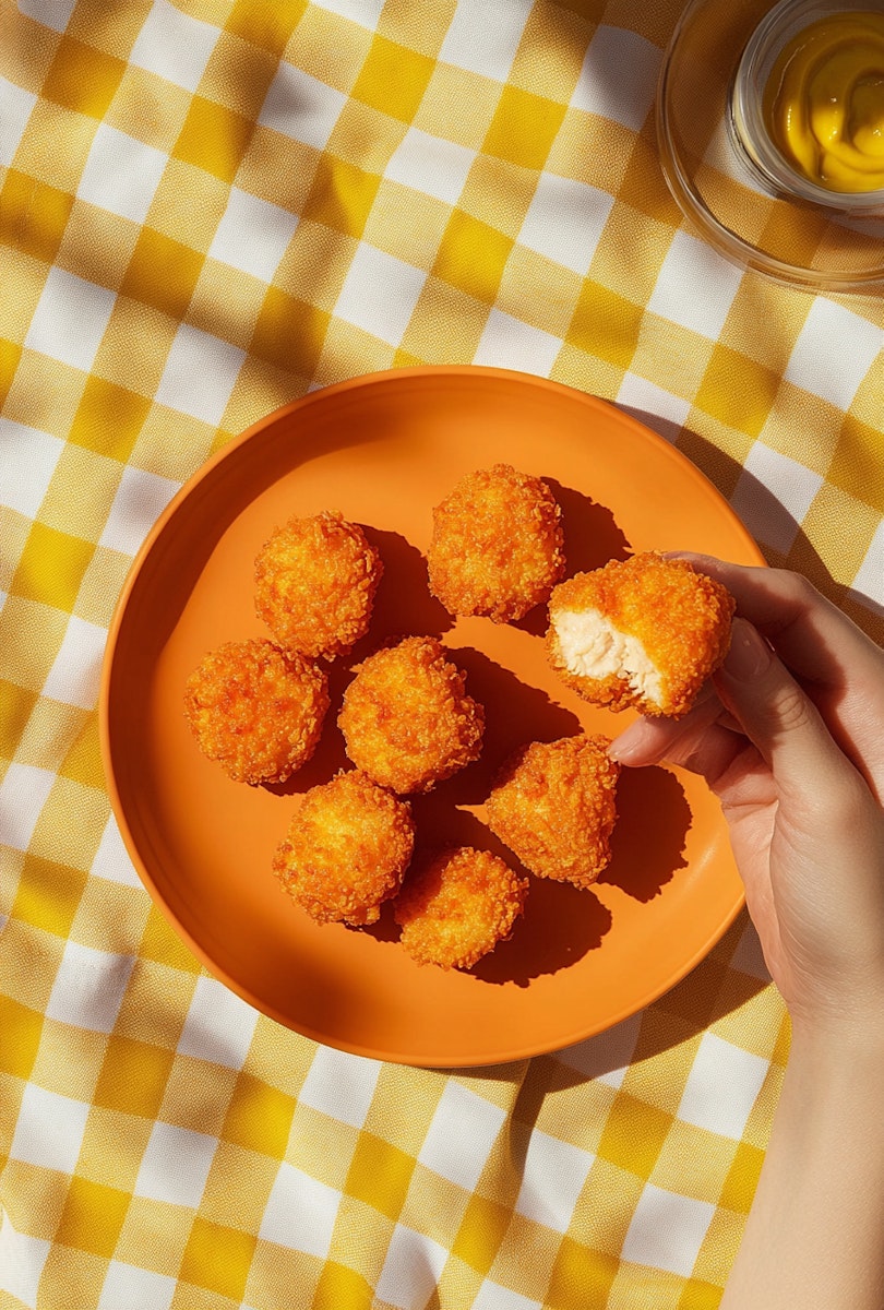 Crispy_Fried_Snacks_on_Checkered_Tablecloth