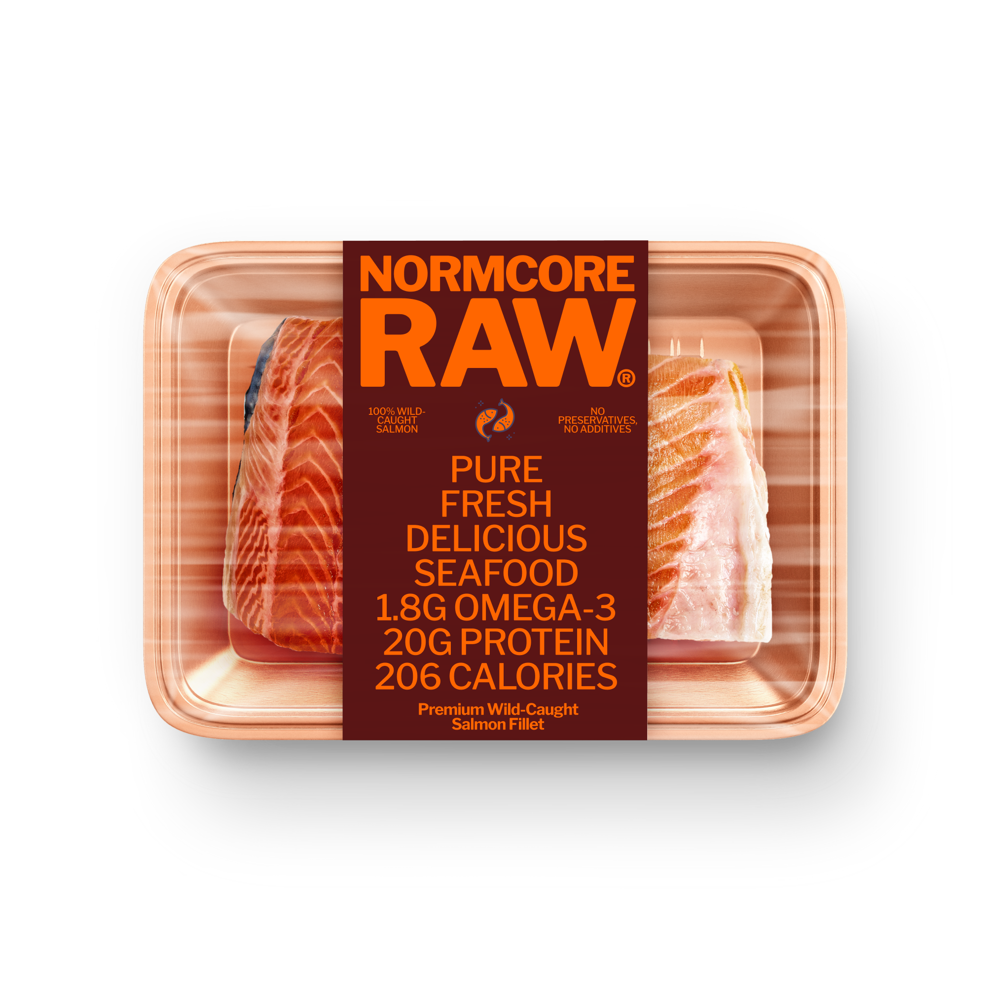 Premium Wild-Caught Salmon Fillet - 8 oz / 227 g